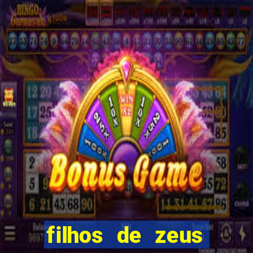 filhos de zeus mitologia grega